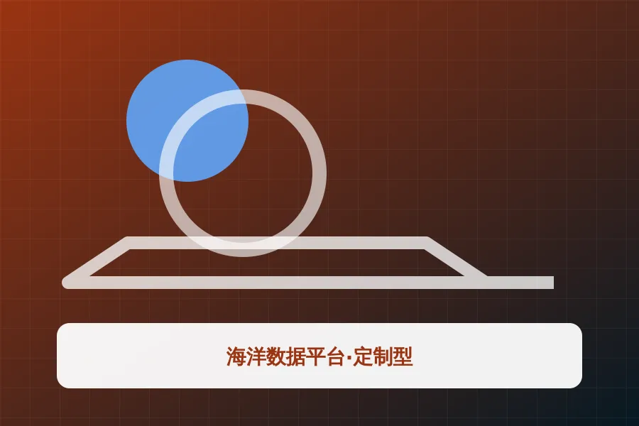 海洋数据平台·定制型应用示意图